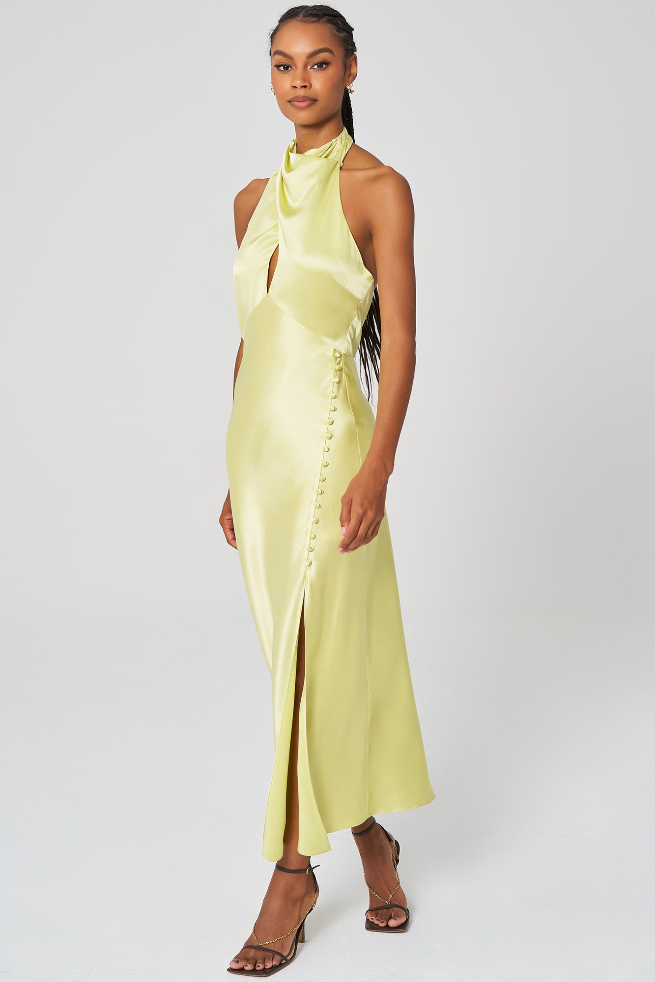 ALINE DRESS - LIMEADE – NICHOLAS